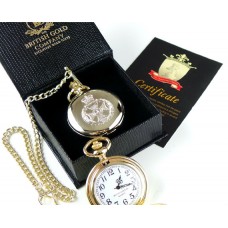 The Royal Green Jackets Gold Plated Pocket Watch The Royal Green Jackets Gold Plated Pocket Watch